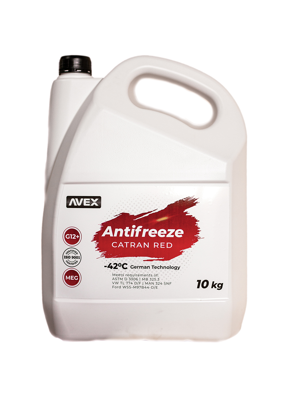 Охолоджувальна рідина AVEX Catran Red MEG "-42 °G 12+", 10